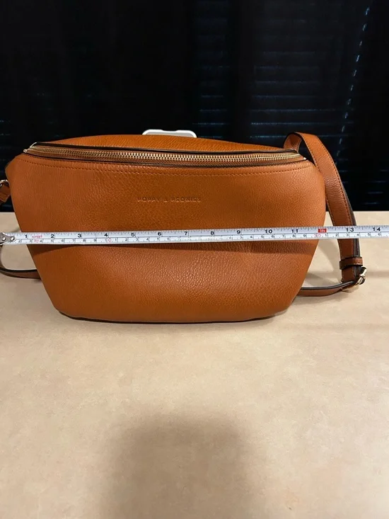 Poppy and Peonies Vegan Leather Crossbody Belt Bag - Picture 13 of 15